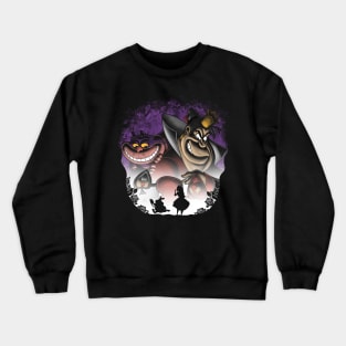 Wonderland villains Crewneck Sweatshirt